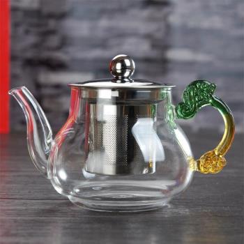 電陶爐煮茶器耐高溫玻璃茶壺煮茶壺小型燒水壺家用電茶壺茶具套裝