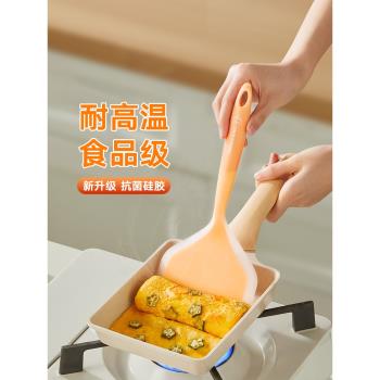 炊大皇抗菌食品級矽膠鍋鏟耐高溫烙餅鏟玉子燒鍋鏟家用不粘鍋專用