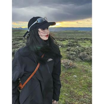 沖鋒衣男秋冬季情侶裝軟殼外套防風防水三合一可拆卸登山服女夾克