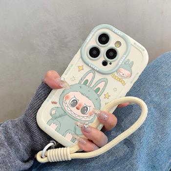 可愛拉布布適用於iPhone蘋果16手機殼15PROMAX矽膠14PM高階感13PRO軟殼12/11新款7/8Plus防摔Xr女款XsMax卡通
