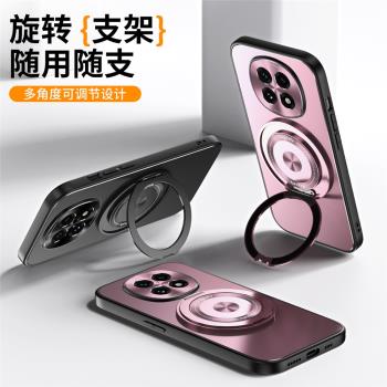 oppoA5pro手機殼A5新款高階防摔oppo支架一體旋轉A5pro保護殼帶指環矽膠手機套軟殼防滑男金屬散熱新品磁吸5G