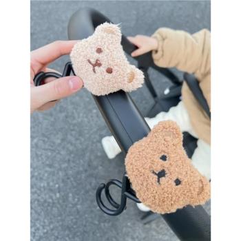 韓國ins風嬰兒車掛鉤 母嬰揹包遛娃神器推車寶寶小熊頭媽咪包掛鉤