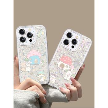 卡通小兔子貝殼紋適用三星a42手機殼男Galaxy A40s創意Galaxy A30S矽膠Galaxy A31防摔Galaxy A32 5G女小眾