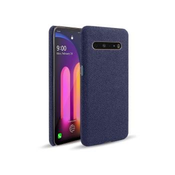 適用於LG V50 Thinq 5G手機殼插卡創意V60個性簡約半包V40防摔殼K40棉麻簡約秋冬防汗輕奢lgv60保護硬套