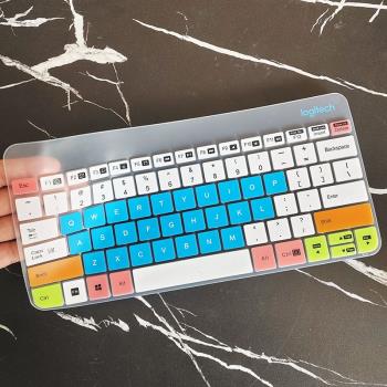 適用於Logitech羅技MK240 K240 MK245 Nano無線鍵盤保護膜臺式機電腦按鍵防塵套凹凸墊罩全覆蓋鍵位配件