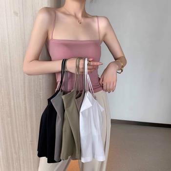 吊帶背心裹胸內衣女士同款打底抹胸透氣美背無鋼圈休閑長款無鋼圈