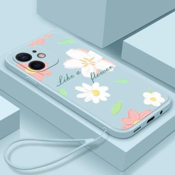 蘋果11手機殼新款直邊液態矽膠iPhone11promax全包防摔潮男女超薄防摔軟殼蘋果11pro時尚卡通情侶款保護套