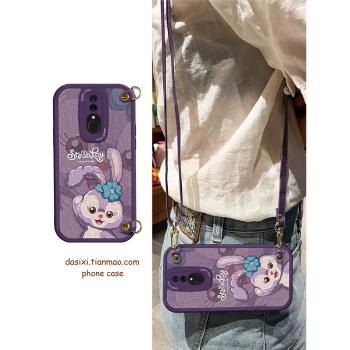 適用OPPOA9手機殼橫斜挎卡通星黛露A5全包A11X矽膠k11x帶掛繩11x女網紅k12x背帶k7保護套k12網紅新款