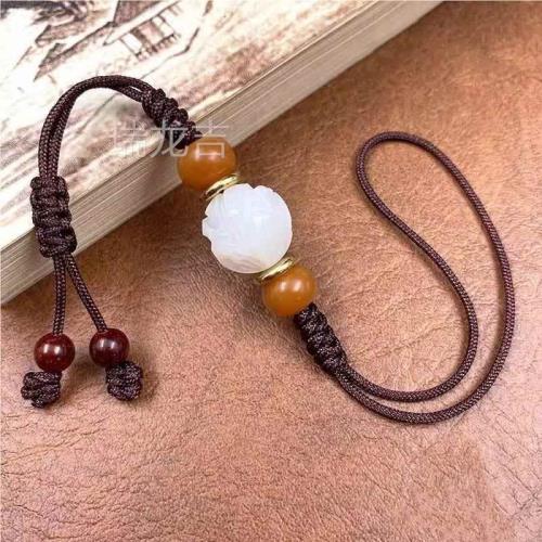 茶壺蓋防摔繩紫砂壺繩高級手工編織茶壺繩專用繩保護連接手編栓繩