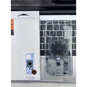 韓國spigen同款3D立體特別款適用蘋果16ProMax磁吸MagSafe手機殼iPhone15pro新款三星s25高階感s24透明保護套