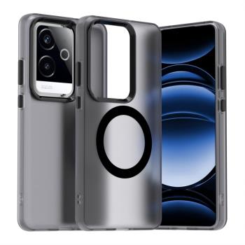 適用真我GT6手機殼磁吸realme gt6新款14pro+膚感oppo真我GT6保護套gtneo6/6se充電磨砂RMX3800防摔高階外殼