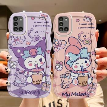 適用三星A32 4G手機殼卡通草莓熊galaxy a31 4g日韓高顏值samsung a32 5g保護套ins可愛少女sx a32庫洛米矽膠