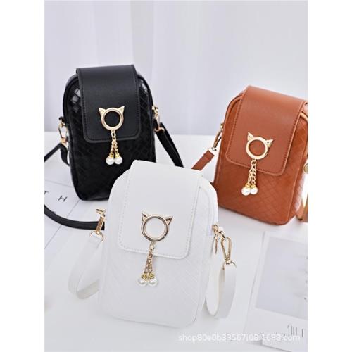 2025新款可觸屏女生手機包 可愛女士單肩斜挎包薄款迷你phone bag