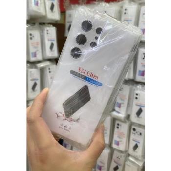 適用 三星 Galaxy S25 ultra 四角防摔殼 S24 ultra + S25 手機殼軟殼 透明殼