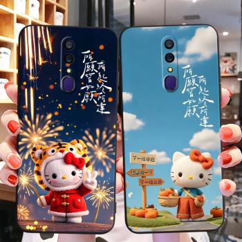 適用於oppoa9x防摔保護套手機殼pcem00高顏值oppoa9網紅情侶系cph1911唯美日韓oppoa9x卡通動漫彩繪oppo小眾