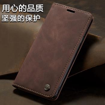 適用磁吸三星S21翻蓋式手機殼S21FE可插卡21FE手機皮套G9900全包防摔G9910多功能男女款個性創意矽膠軟殼雙面