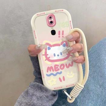 適用oppoa9手機殼OPPOA9X英文kt貓新款情侶男女款保護套可愛個性簡約學生趣味ins風潮流新品小眾卡通防摔星星