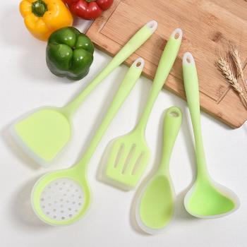 矽膠鏟平底鍋鏟炒菜家用廚具套裝德國食品級耐高溫不粘鍋專用鏟子