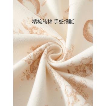 嬰兒春秋純棉連體衣女寶寶春款衣服新生兒長袖哈衣爬服可愛睡衣