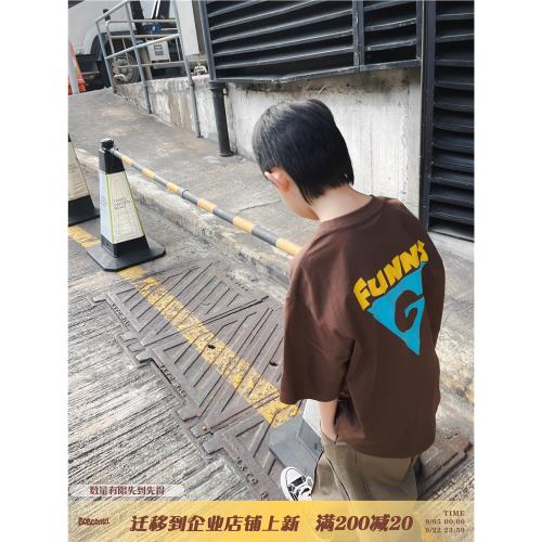 【博博豬】2025新款日系潮牌短袖童裝男童t恤兒童衣服男孩夏季ins