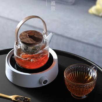 出口110v小家電電陶爐家用燒水煮茶爐耐高溫養生煮茶壺蒸煮茶器
