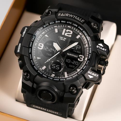 馬克華菲手表新款時尚電子手表初中生青少年高中生運動手表