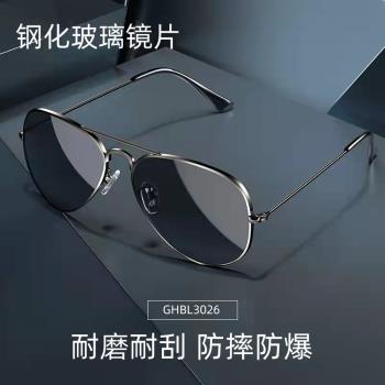 玻璃偏光太陽鏡眼男司機開車專用眼鏡防紫外線復古駕駛飛行員墨鏡