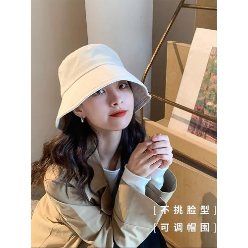 (免運)Classy key新加坡設計師聯名款百搭漁夫帽子女遮陽防紫外線太陽帽