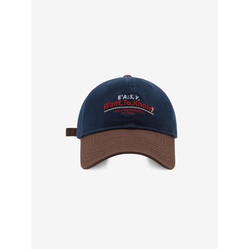 (免運)Classy key新加坡設計師聯名款字母鴨舌帽拼接撞色遮陽帽女棒球帽