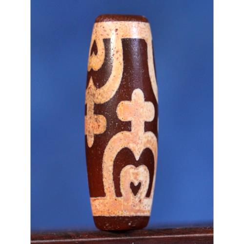 超希少良品天珠‼️西蔵老礦紅朱砂四方天地天珠