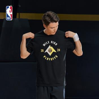 (免運)NBA官方丹佛掘金季後賽口號系列中性寬松版T恤