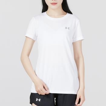 (免運)安德瑪UA快乾圓領短袖女夏季新款訓練跑步運動服健身透氣半袖T恤