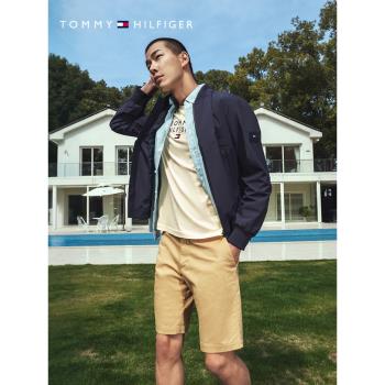 (免運)【限時直降】Tommy夏季男純棉刺繡圓領內搭打底短袖T恤上衣02801