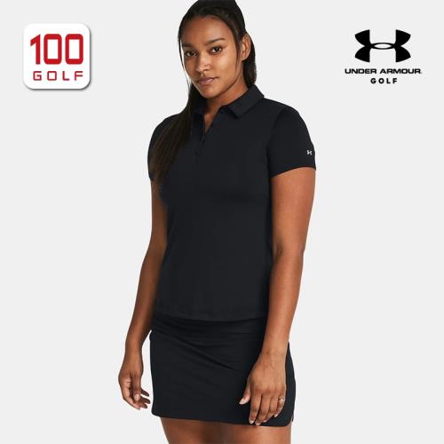 (免運)UA安德瑪高爾夫女裝短袖T恤夏季Playoff 彈力清爽翻領Polo衫