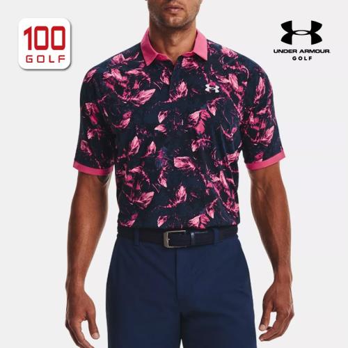 (免運)Under Armour/安德瑪高爾夫男裝短袖T恤夏季時尚印花運動Polo衫