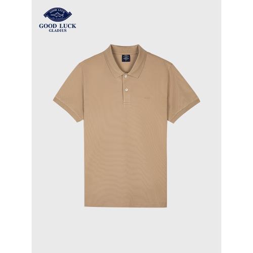 (免運)德鯊夏季短袖翻領T恤男青年休閑棉質純色上衣男裝POLO衫