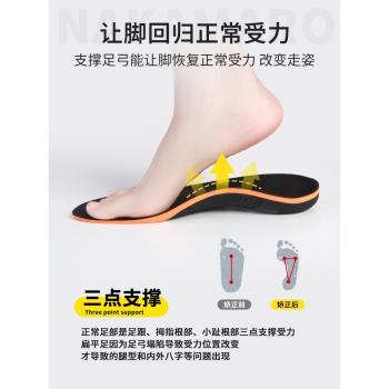 (免運)德國品牌足弓鞋墊足外翻扁平足矯正運動減震腿型糾正足外翻矯形器