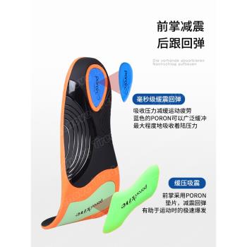 (免運)德國足弓支撐鞋墊扁平足矯正腳墊足弓墊平底足運動減震足外翻男女