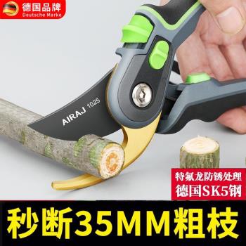 德國品質園藝剪刀剪樹枝專用剪刀園藝修枝剪園林果樹粗枝工具修枝