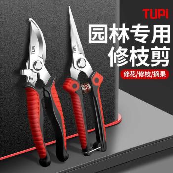 德國進口強力園藝剪不銹鋼省力修剪枝果樹粗枝樹枝剪花藝剪刀省力
