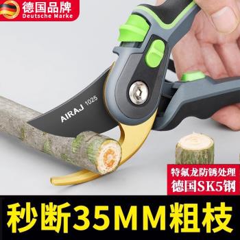 德國品質園藝剪刀剪樹枝專用剪刀園藝修枝剪園林果樹粗枝修剪工具