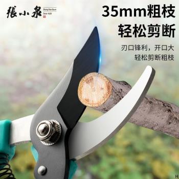 張小泉修枝剪刀果樹園林苗木專用省力剪刀修花枝園藝剪子工具神器