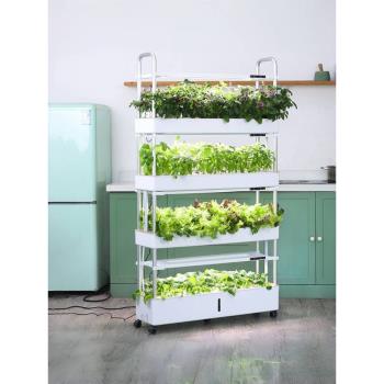 多層種蔬菜神器智慧種植機陽臺家庭室內水培水耕立體無土栽培裝置