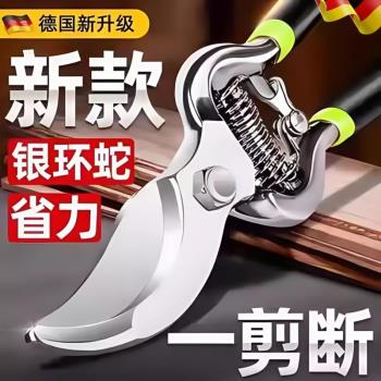 德國品質園藝修枝剪家用園林果樹粗枝修花省力剪樹枝專用SK5剪刀