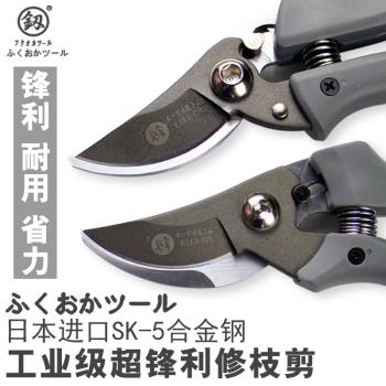 福岡日本德國進口修花草剪刀修枝剪家用省力園林剪刀園藝剪子果樹