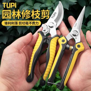 修剪樹枝專用剪刀強力粗枝剪省力家用SK5鋼園林園藝果樹工具剪子