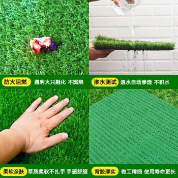 假草坪模擬人造工程圍擋人工地毯草皮塑膠鋪墊戶外市政綠化網圍墻