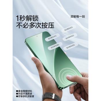 適用小米15pro鋼化軟膜小米15手機膜14pro曲面覆蓋xiaomi水凝新款14ultra專用小米13防窺保護貼膜超聲波解鎖g