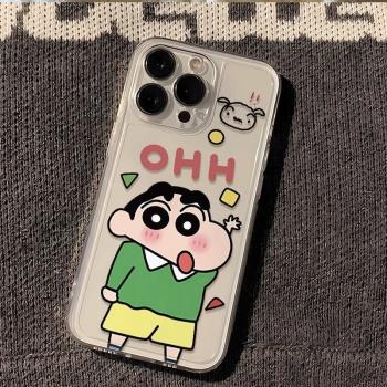 適用於iPhone16手機殼xr保護6套mini透明男女15全包xs卡通se3 2防摔7 8plus新款蘋果14pro max13軟殼12可愛