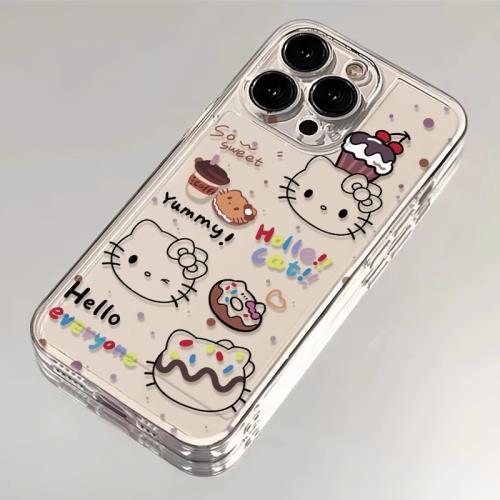 適用于蘋果iPhone15手機殼xr保護6套mini透明KT貓女16全包xs全包se3 2防摔7 8plus新款14pro max13創意12可愛